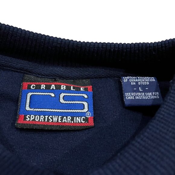 VTG Seattle Mariners Sweatshirt Large Crable Sportswear 1997 90s MLB USA - Picture 3 of 5